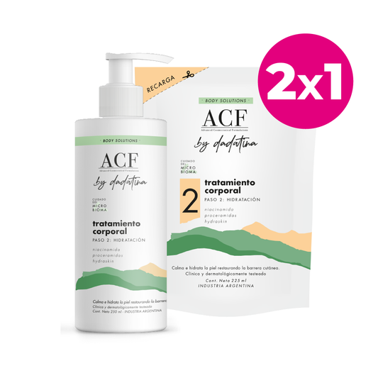 SKINCARE CORPORAL PASO 2: HIDRATACIÓN + REFILL 50% DESCUENTO!